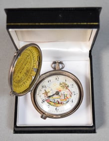 Lascelles English Sterling Pocket Watch