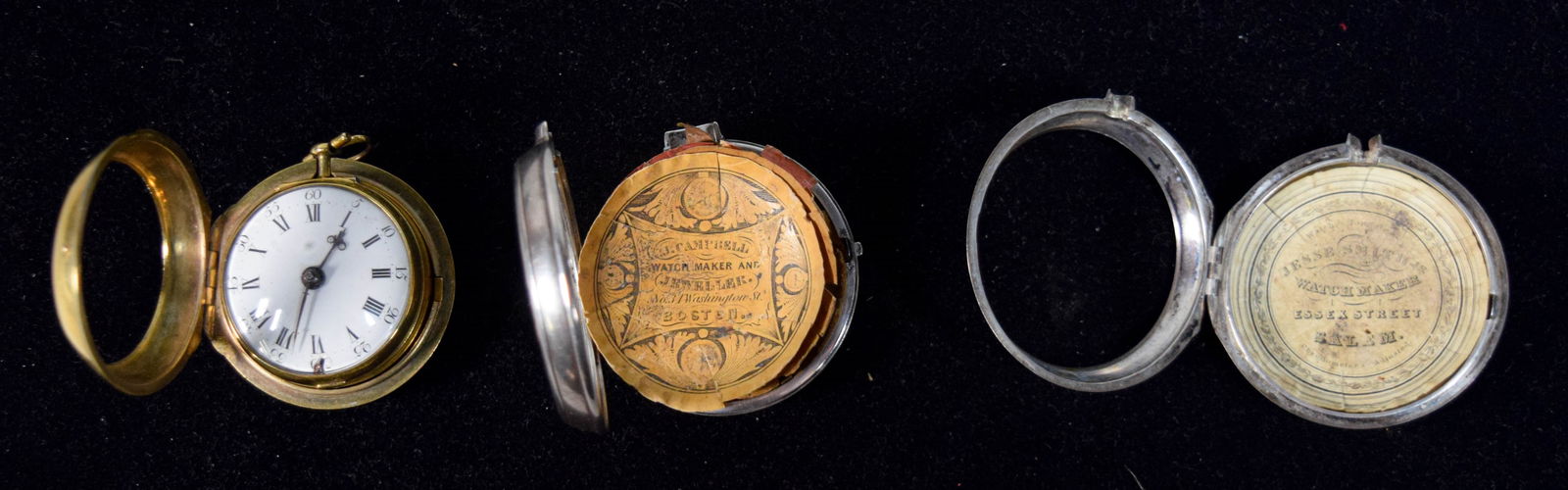 English Sterling Pocket Watch & 2 Cases (1 of 10)