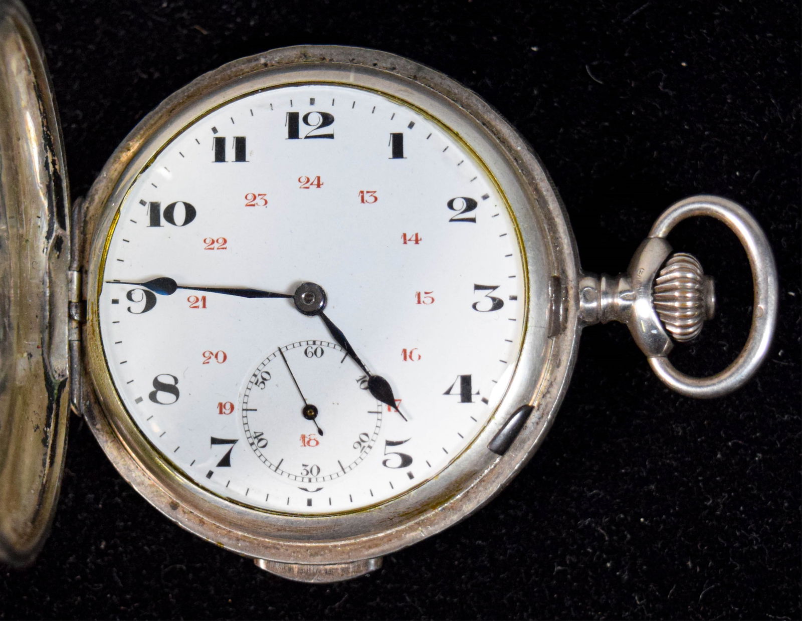 875 Silver Repeater Pocket Watch (1 of 6)