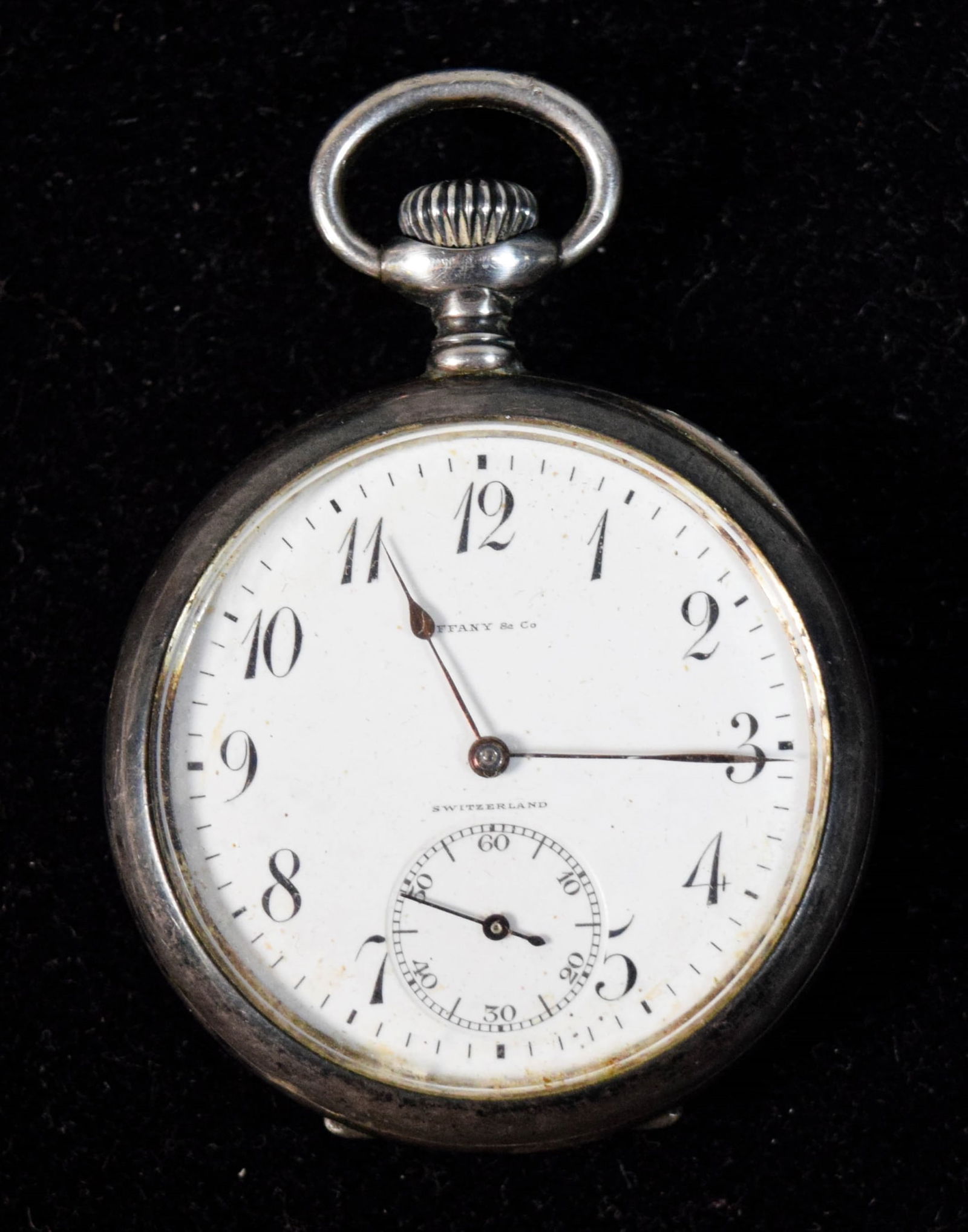 Longines for Tiffany & Co. Sterling Pocket Watch (1 of 5)
