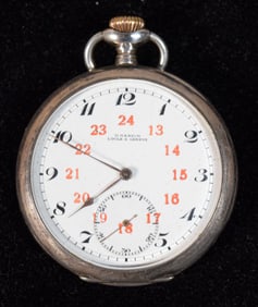 Ulysse Nardin 900 Silver Pocket Watch