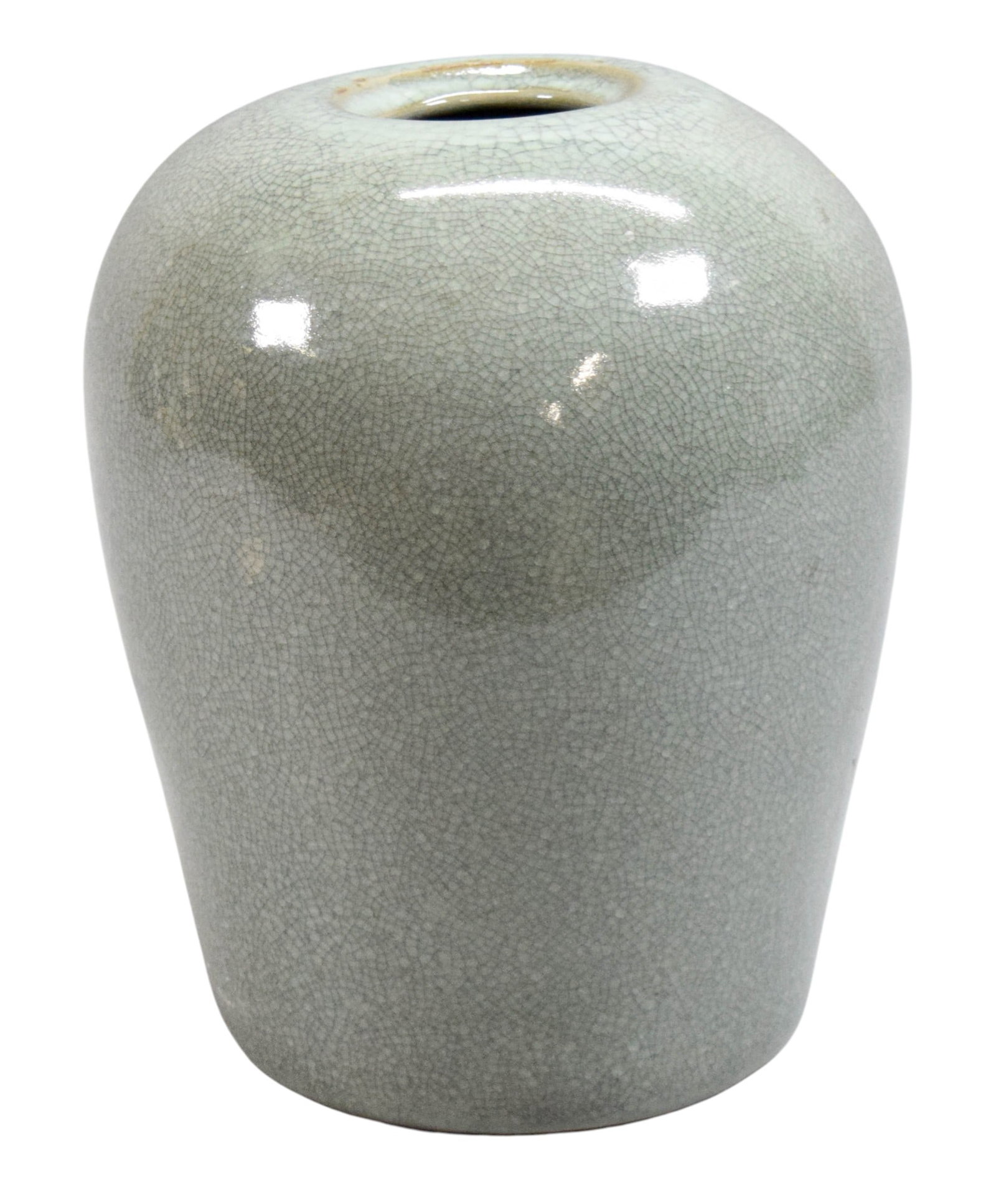 Chinese Crackle Glaze Celadon Pottery Jar (1 of 11)