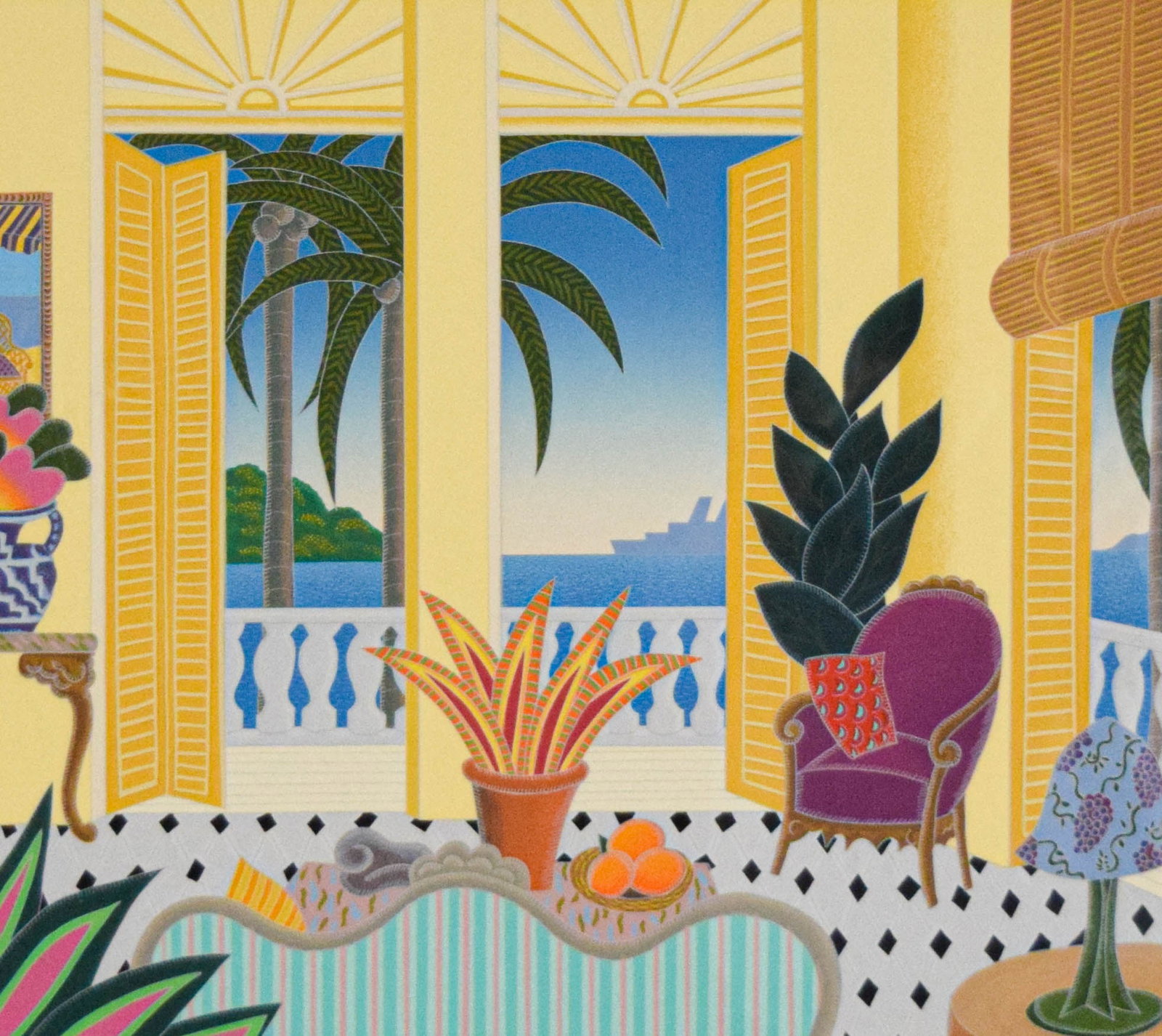 Thomas McKnight Screenprint Nassau (1 of 10)