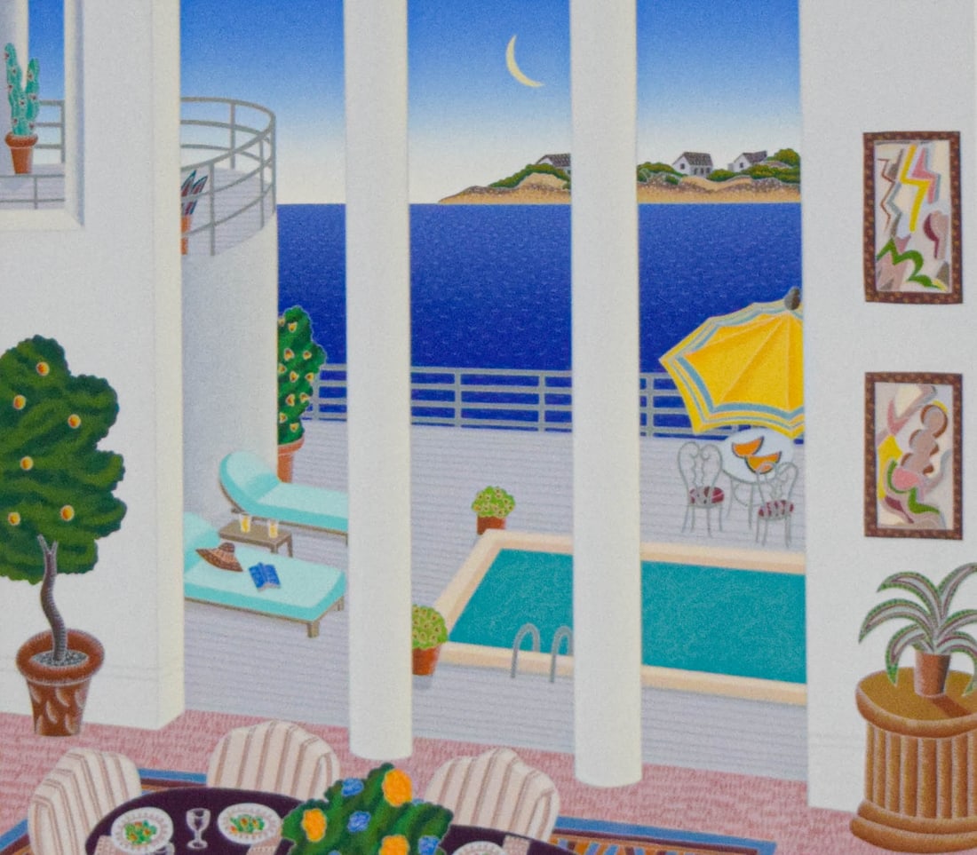 Thomas McKnight Screenprint Atlantic Pool (1 of 12)