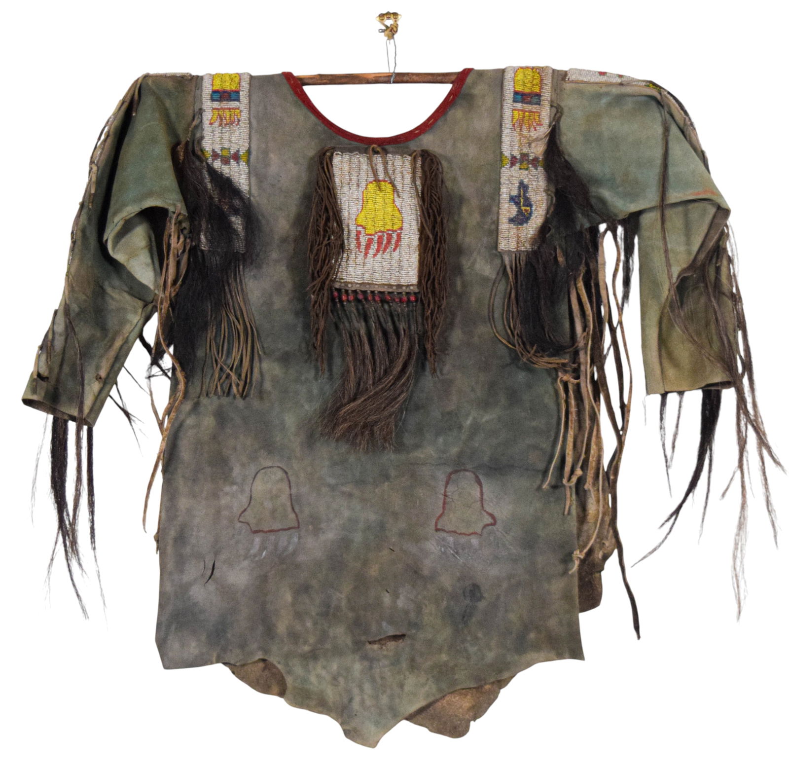 Native American Hide War Shirt (1 of 14)