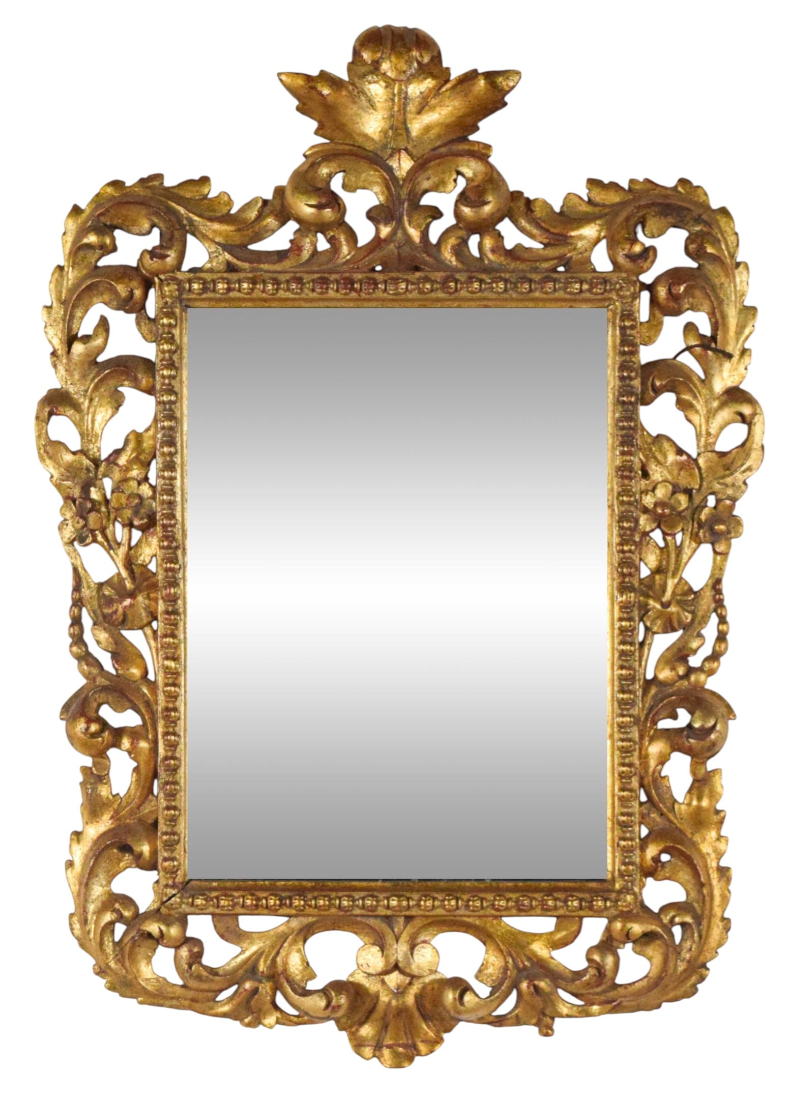Baroque Style Carved Giltwood Wall Mirror (1 of 6)