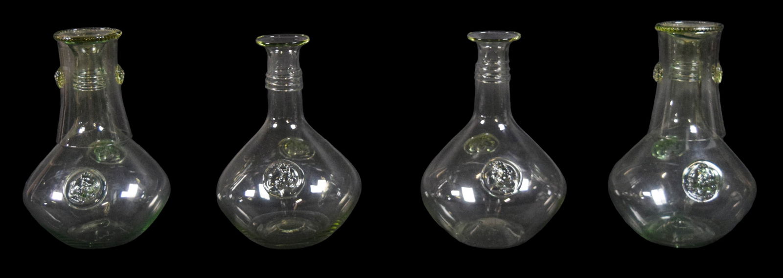 4 Pieces Juliska Glass Decanters & Tumble Ups (1 of 18)