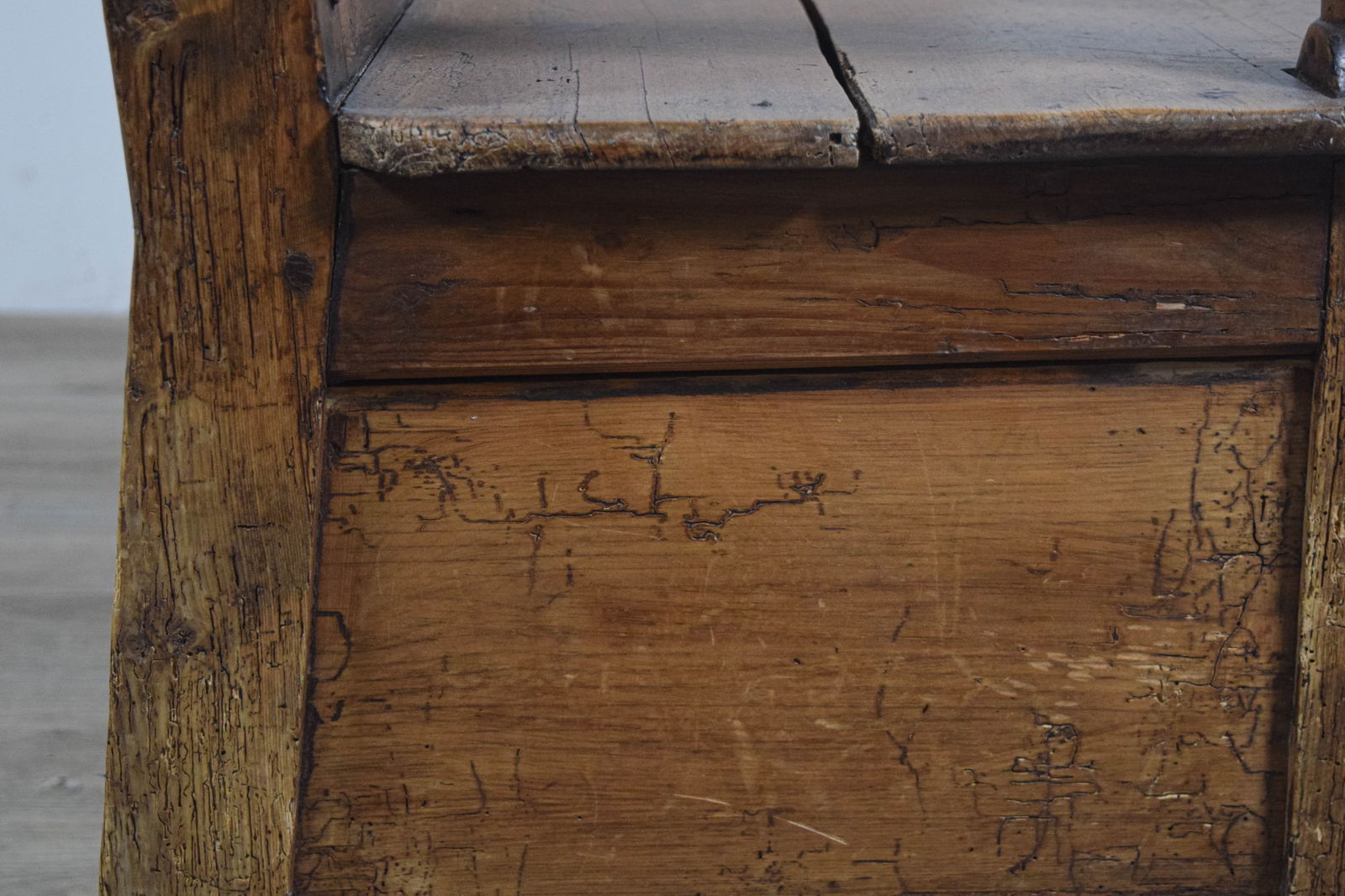 Pine Settle Bench - 17