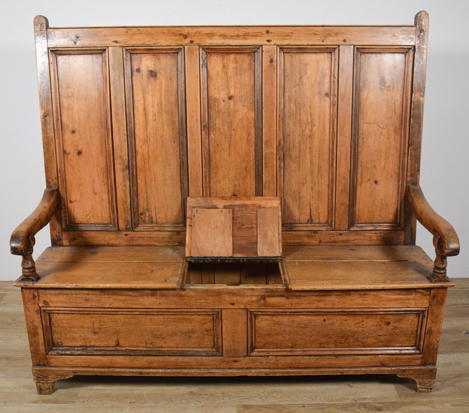 Pine Settle Bench - 3