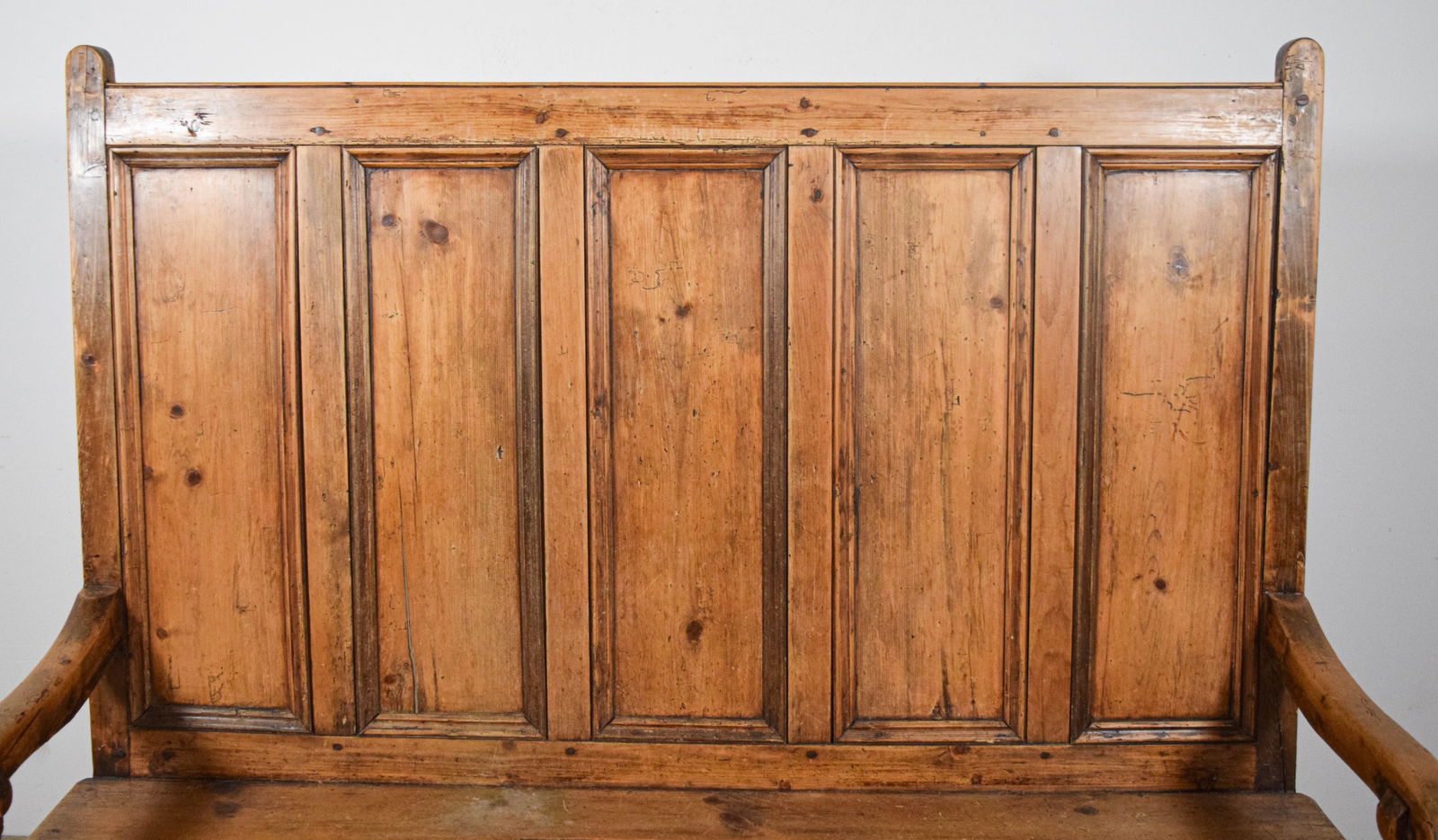 Pine Settle Bench - 4