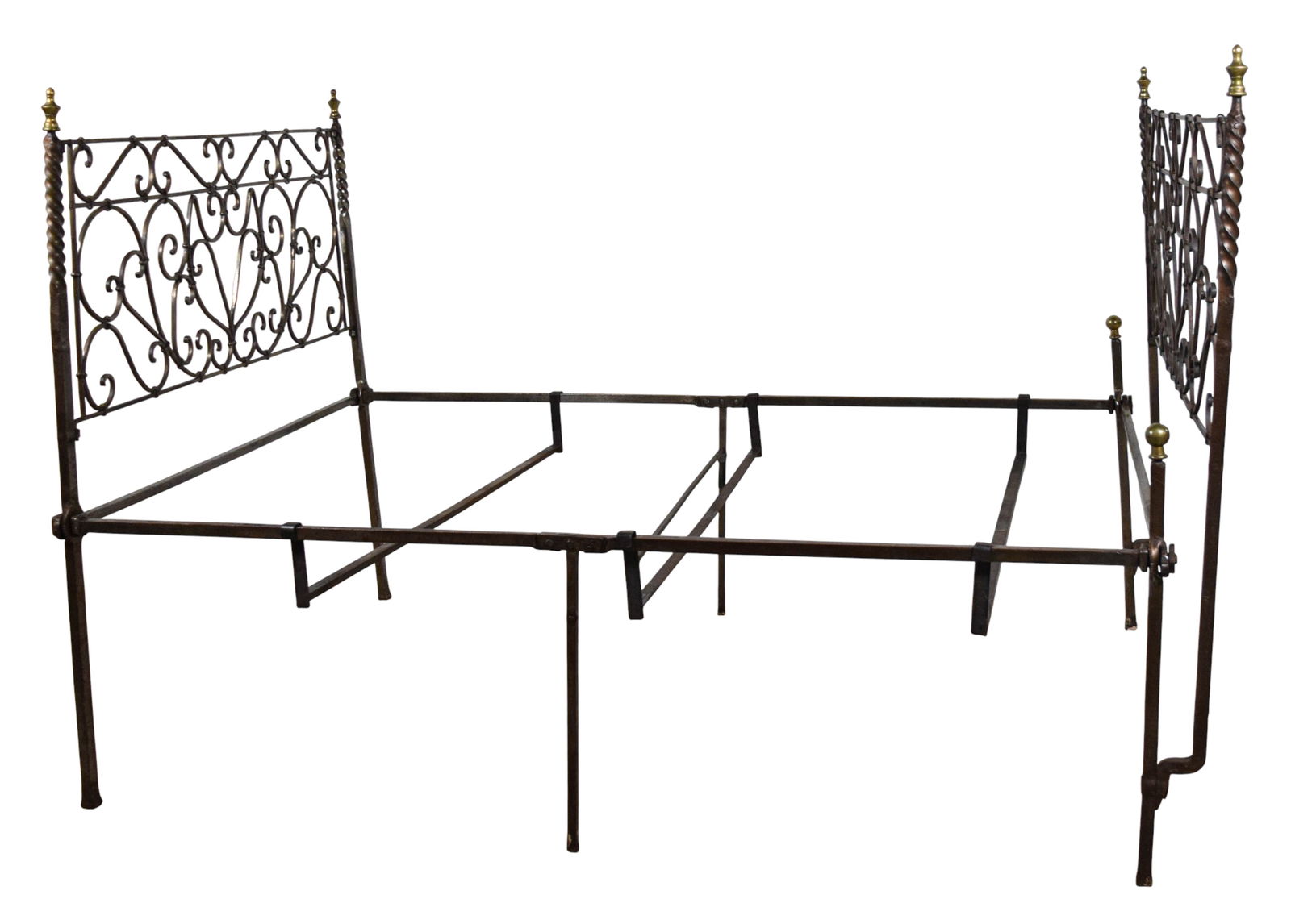 Wrought Iron Campaign Bed (1 of 20)