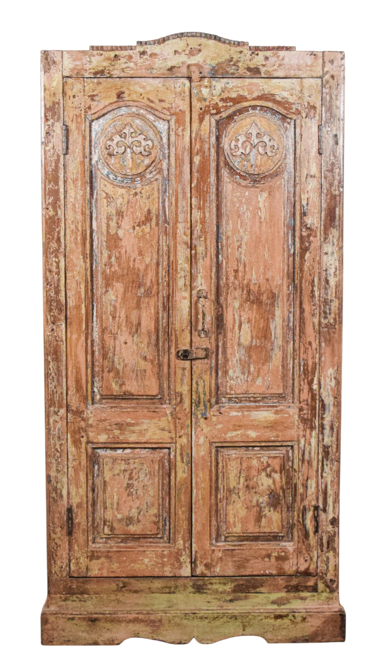 Distressed Primitive Farmhouse Style Cabinet (1 of 11)