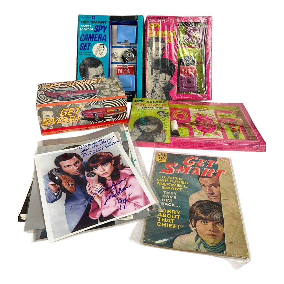 Get Smart Spy Camera Sets & Feldon Signed Photo (1 of 11)