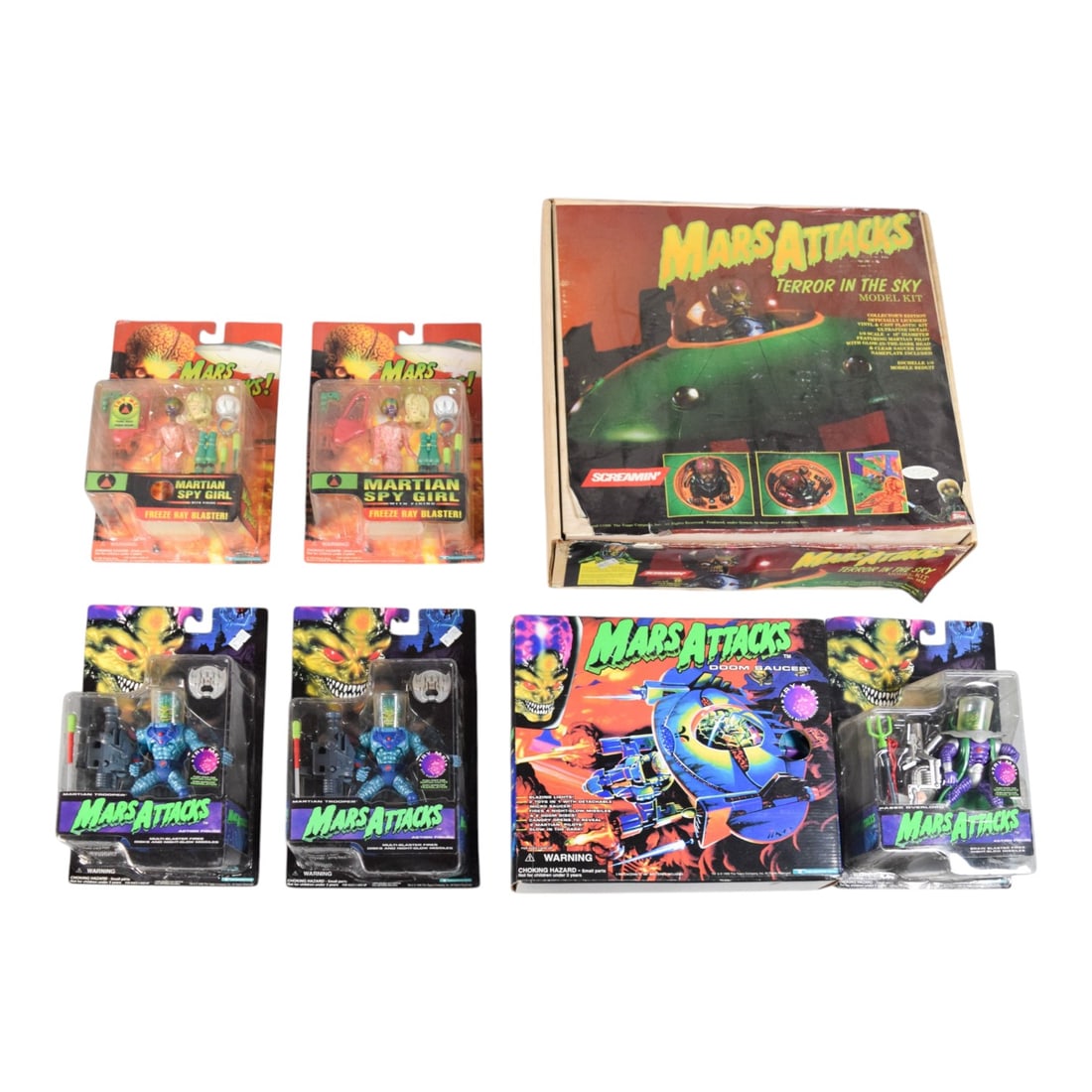 7 Mars Attacks Action Figure & Model Kit Collection (1 of 7)