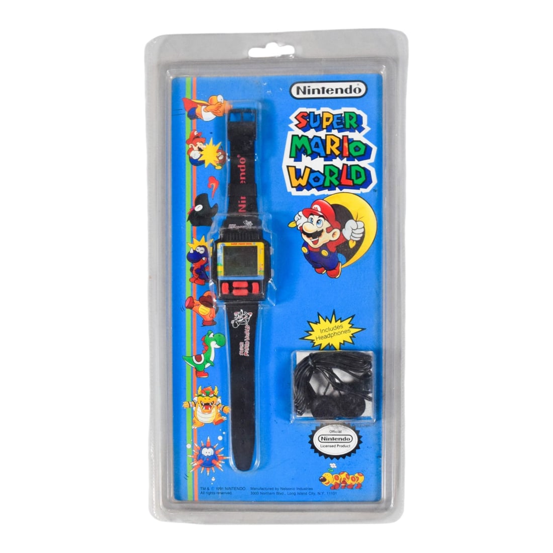 Nelsonic 1991 Nintendo Super Mario World Game Watch (1 of 6)