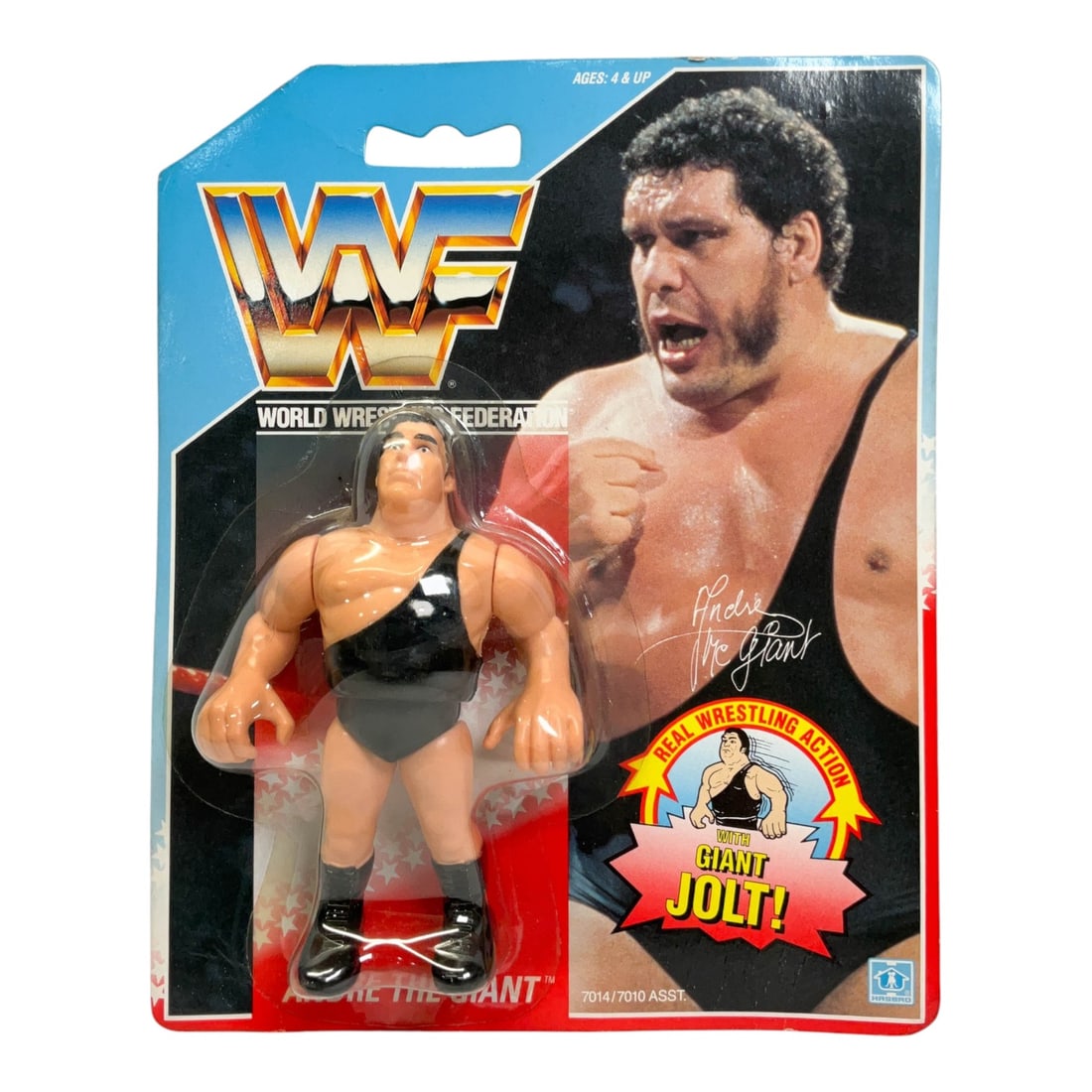 Hasbro WWF Series 1 Andre the Giant Action Figure with Giant Jolt Action, 1990 (1 of 3)