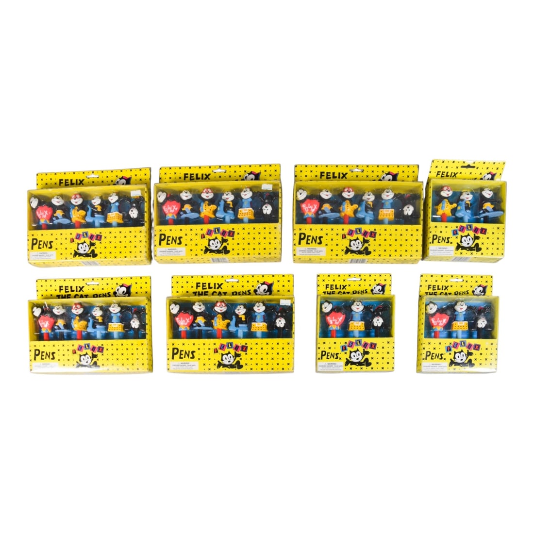 8 Felix the Cat 3D Character Topper Pen Sets 1990s (1 of 11)