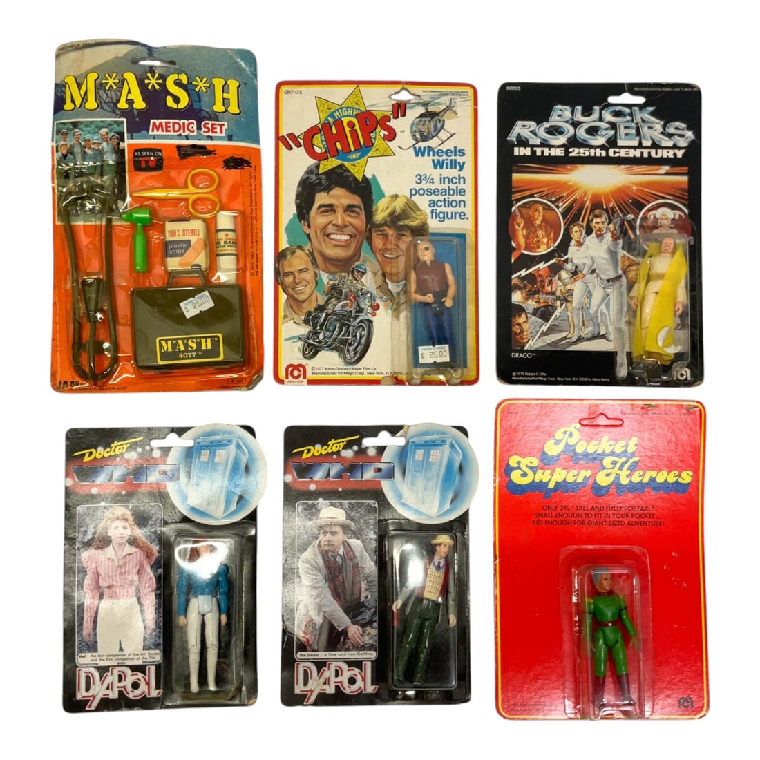 6 Mego, Dapol & Ja-Ru Vintage Action Figure & Toy Collection 1977-1987 (1 of 7)