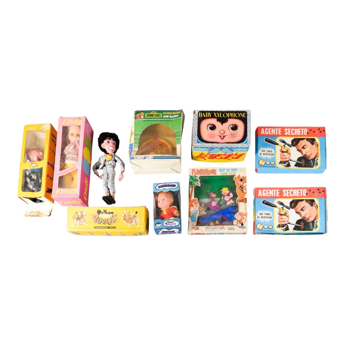 10 Vintage Toys & Dolls Incl Pelham Puppets 1970s-1980s (1 of 10)