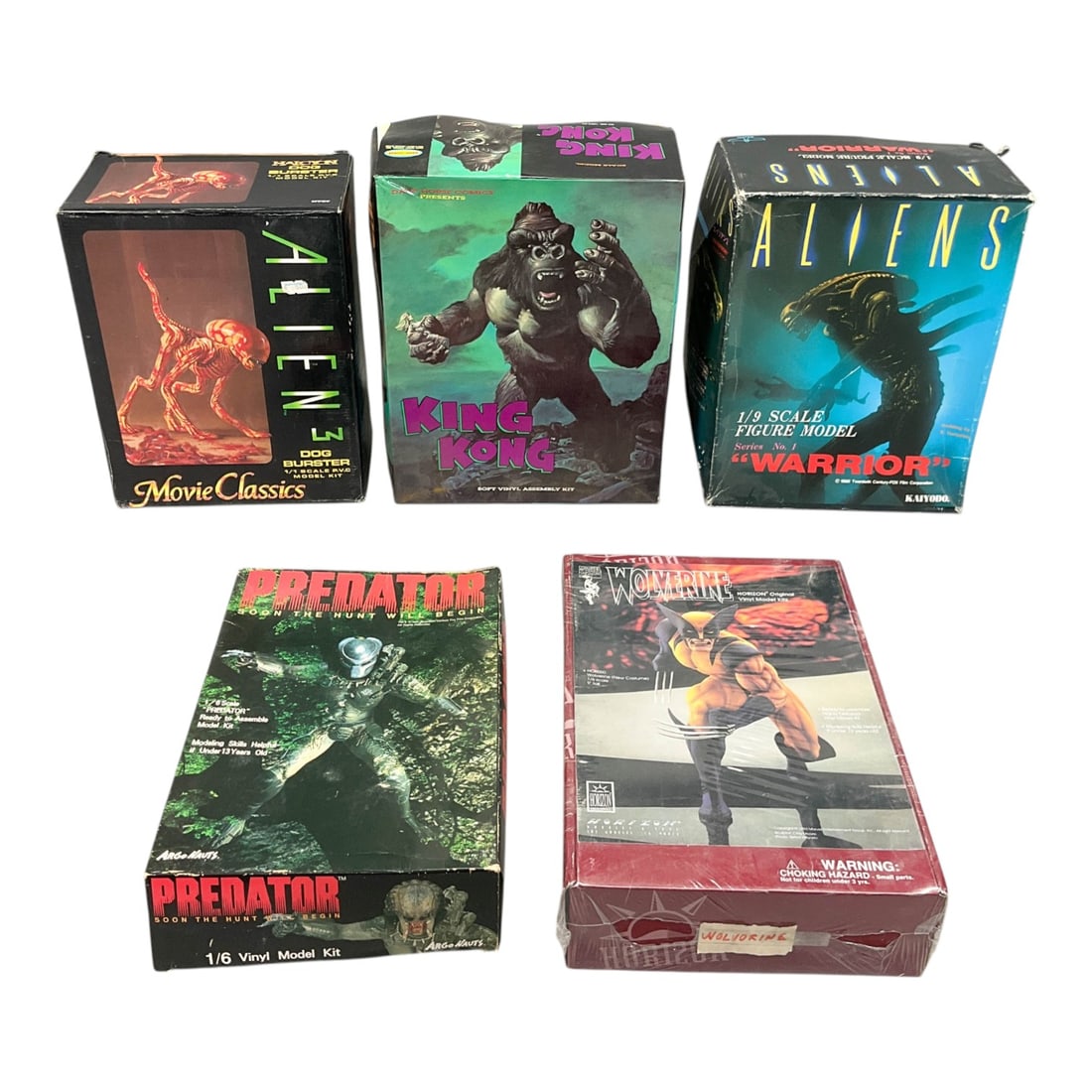 5 - Halcyon, Kaiyodo, and Horizon Vintage Vinyl Figure Model Kit Collection, c. 1988-1993 (1 of 6)