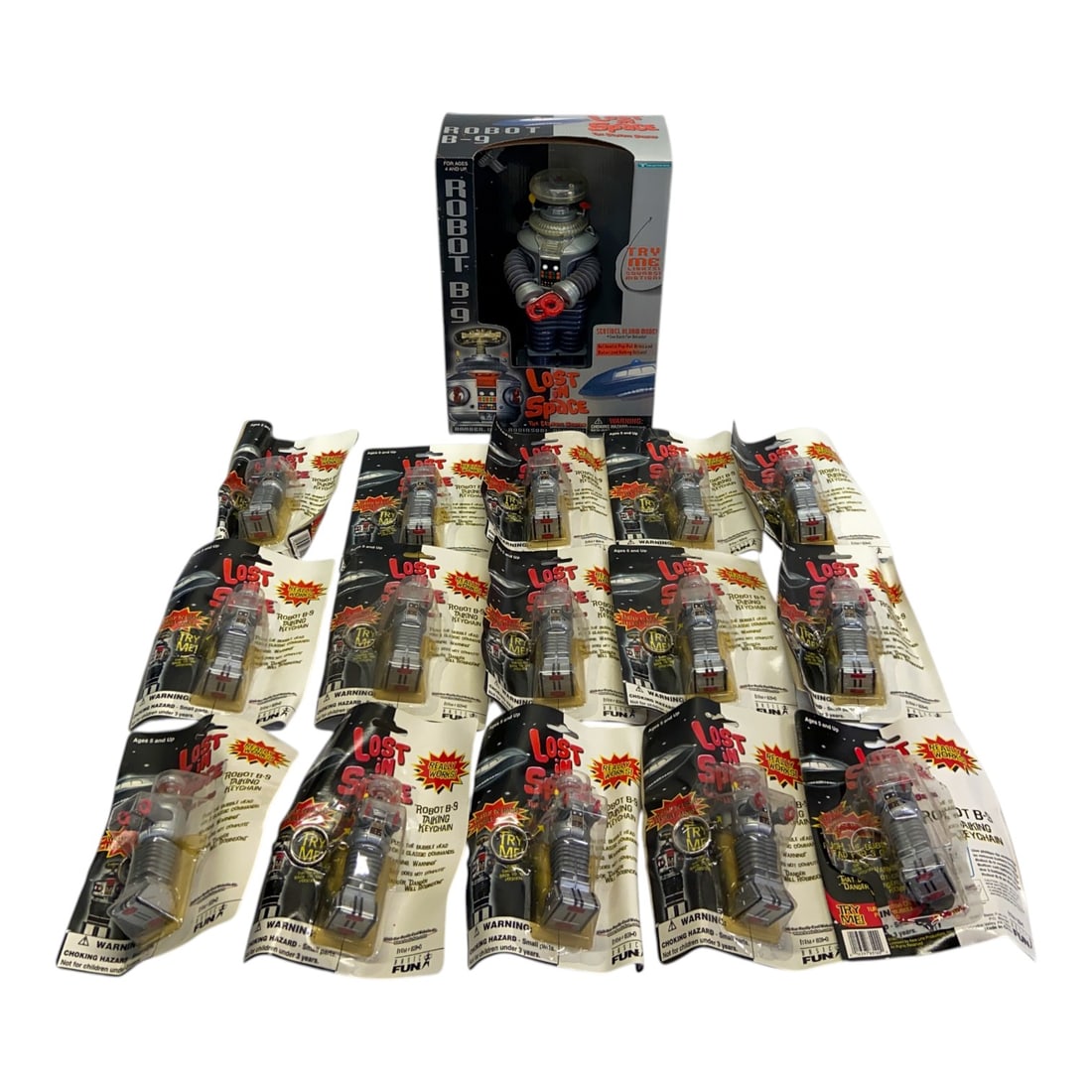 16 Lost in Space Robot B-9 & Collection of Talking Keychains (1 of 4)