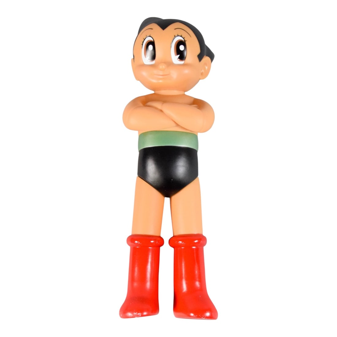 Billiken Mighty Atom Series Astro Boy 45cm Soft Vinyl Figure with Original Box, c. 1990s: This lot features a large-scale vintage Mighty Atom, known internationally as Astro Boy, soft vinyl figure from the prestigious Billiken Mighty Atom Series, manufactured in Japan. Standing approximate