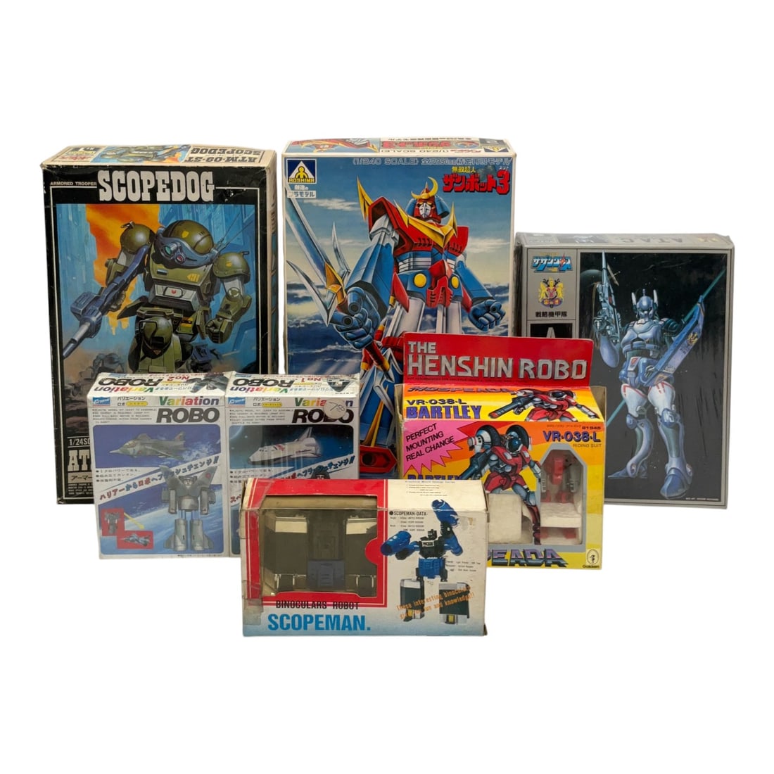 6 - Takara, Aoshima, and Arii Japanese Mecha Model Kit and Toy Collection, c. 1980s (1 of 15)