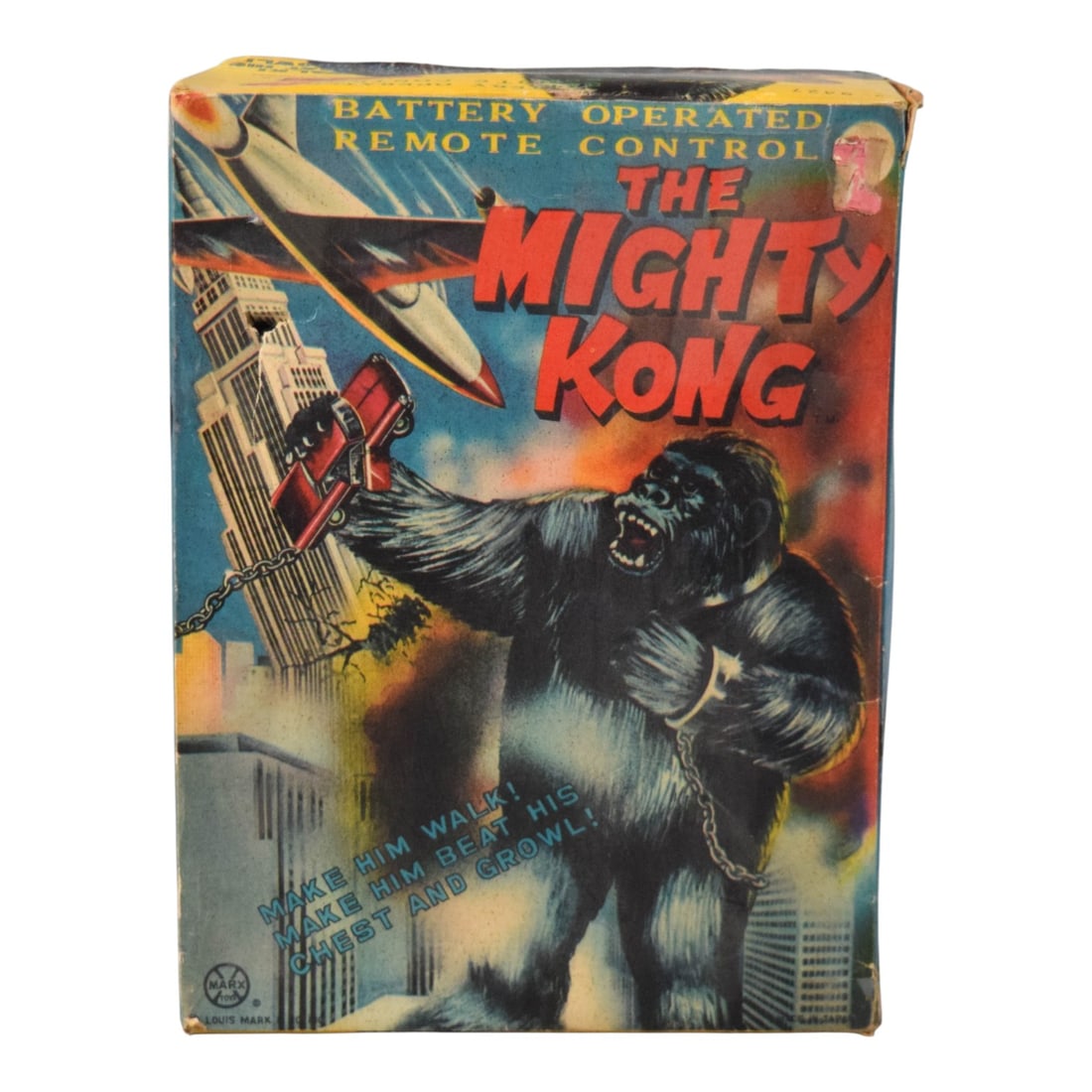 Louis Marx & Co. The Mighty Kong Battery Operated Remote Control Toy with Original Box, Model (1 of 6)