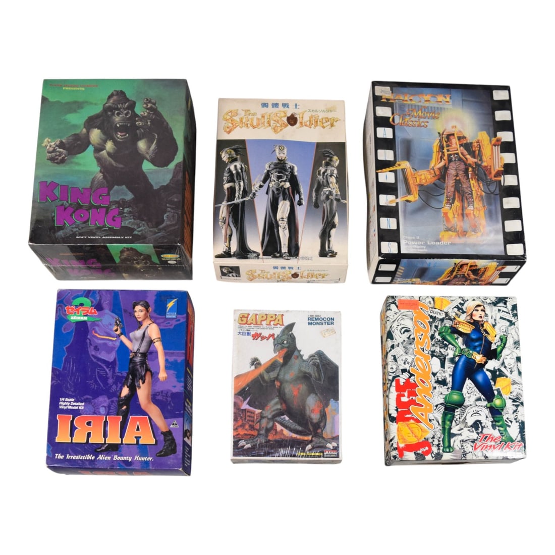 6 Vintage Sci-Fi & Monster Vinyl Model Kits (1 of 7)