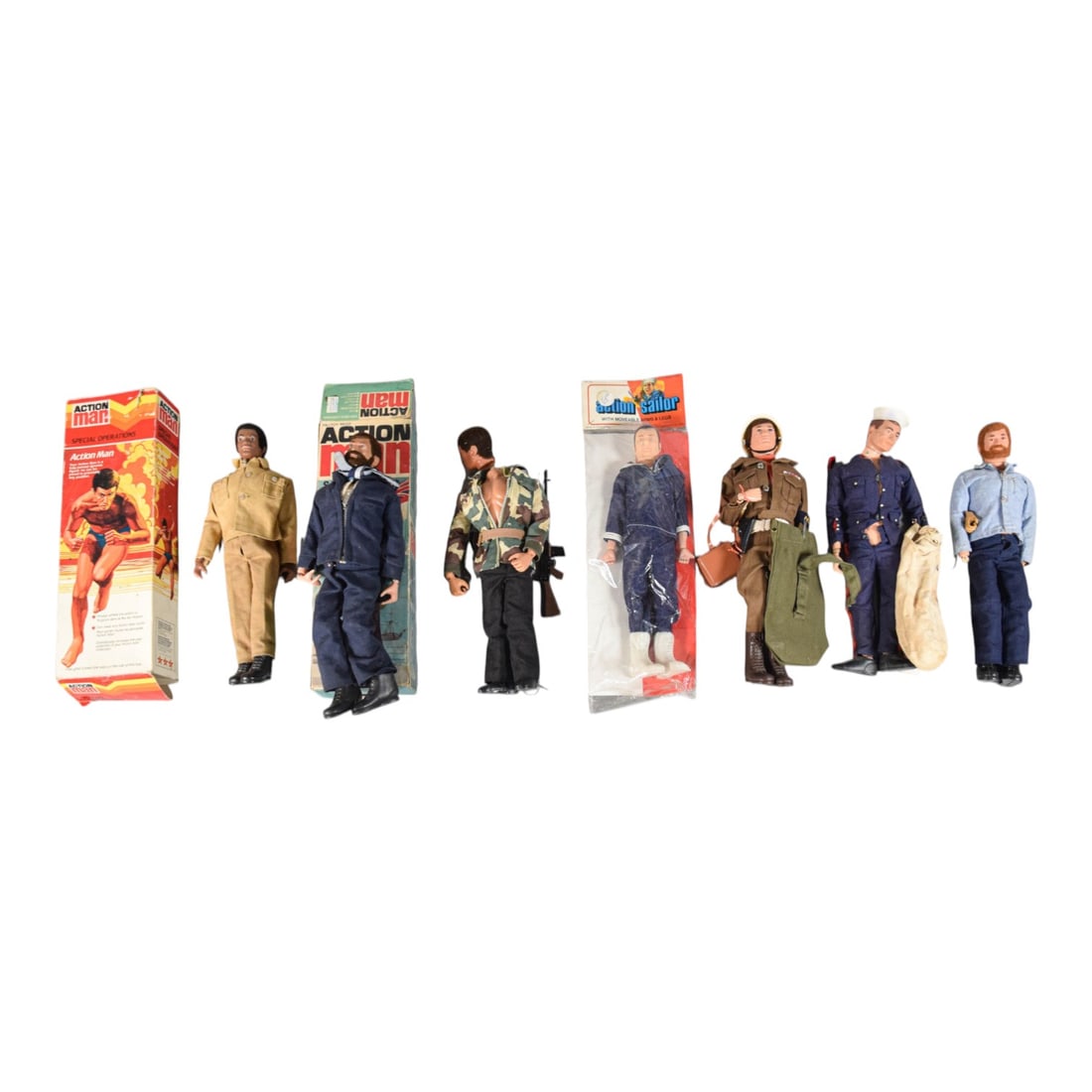 7 Palitoy Action Man and Vintage 12-Inch Action Figure Collection, circa 1970s (1 of 10)