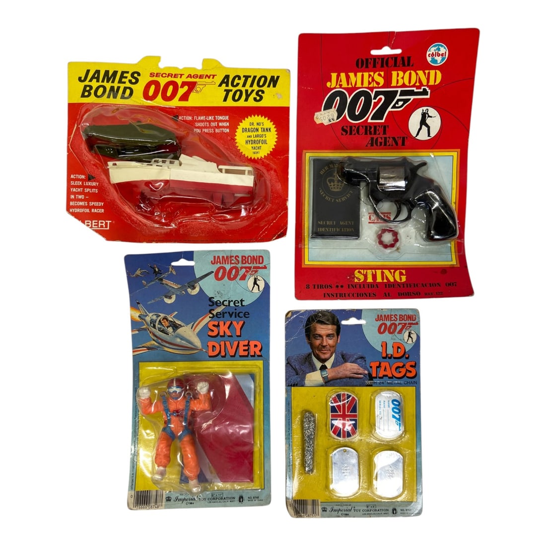 Vintage James Bond 007 Action Toys 1965-1984 (1 of 6)