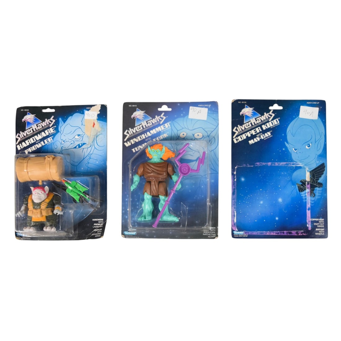 2 - Kenner SilverHawks Action Figure Collection, Hardware and Windhammer, 1987 (1 of 9)