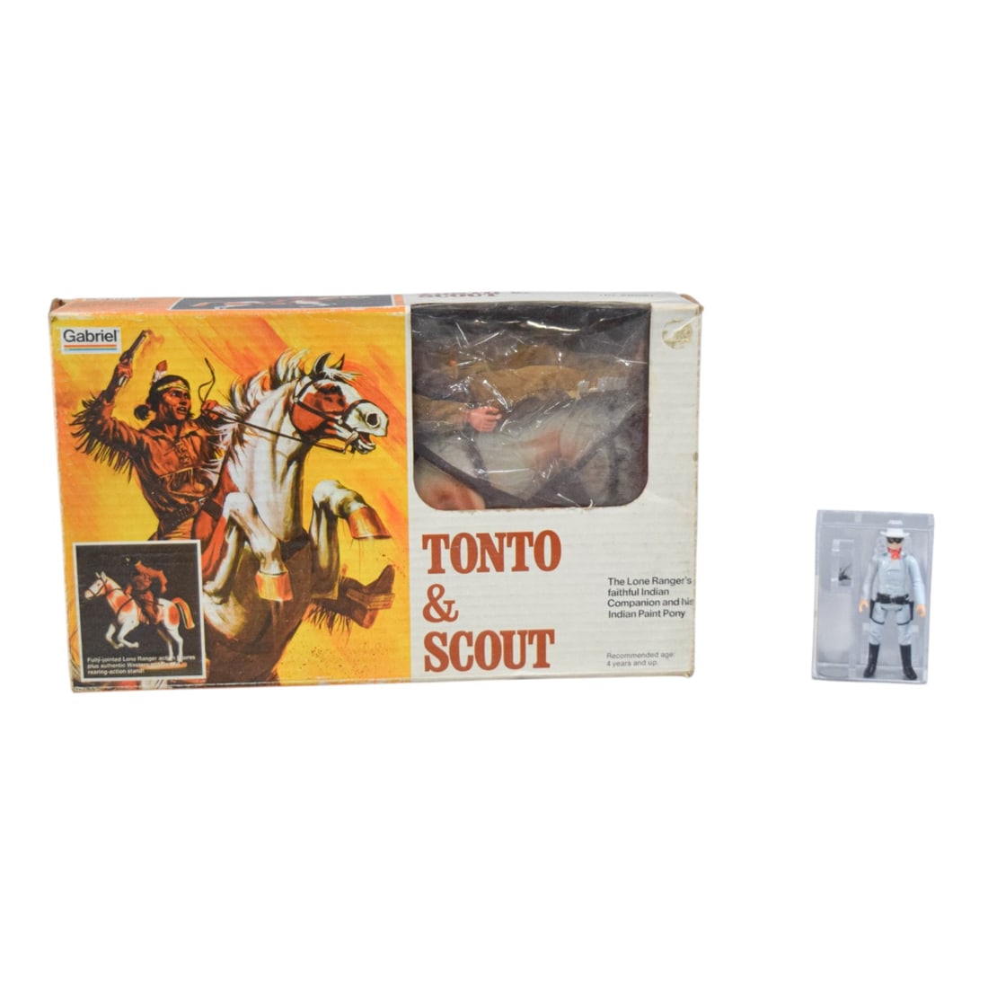 2 - Gabriel The Lone Ranger AFA Graded Figure and Boxed Tonto & Scout Set, Circa 1980 (1 of 9)