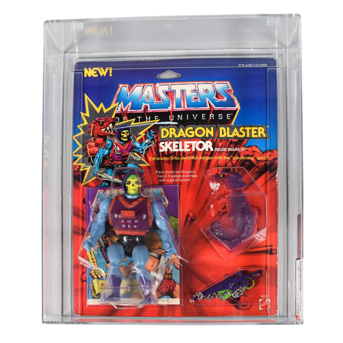 Mattel 1985 Masters of the Universe Dragon Blaster Skeletor AFA 80 (1 of 8)