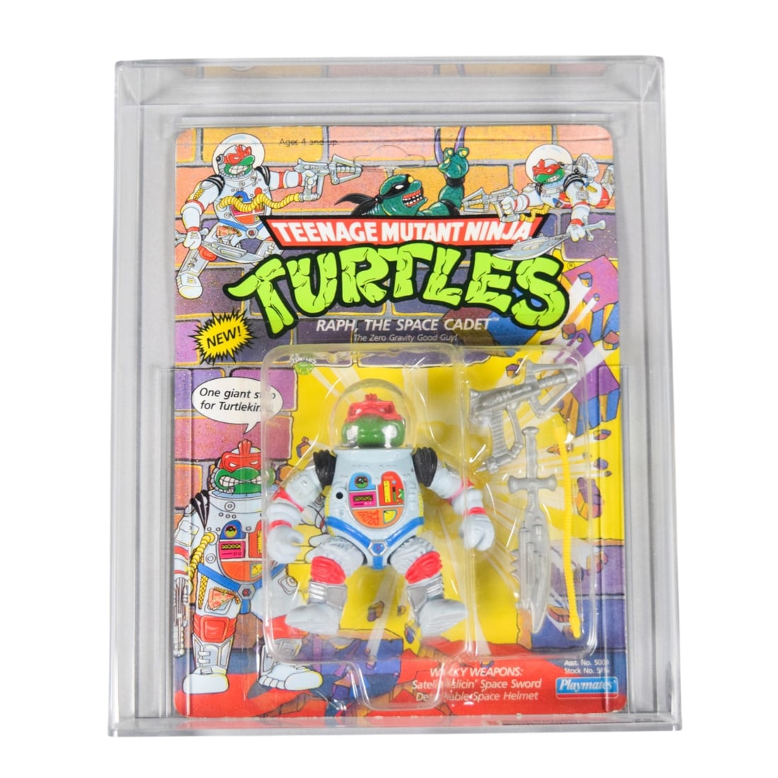 Playmates 1990 Teenage Mutant Ninja Turtles Raph the Space Cadet CAS 75 (1 of 8)