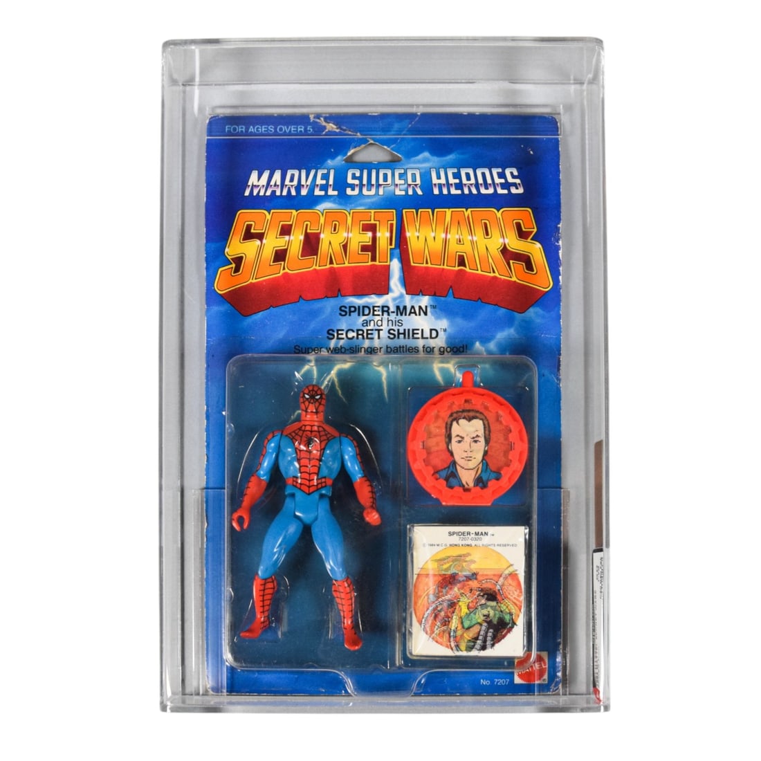 Mattel 1984 Marvel Super Heroes Secret Wars Spider-Man Action Figure AFA 50 (1 of 9)