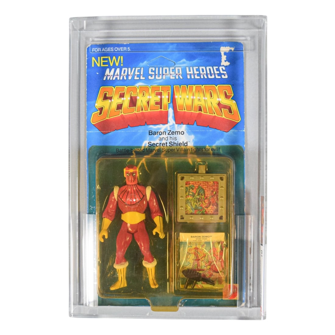 Mattel 1985 Marvel Super Heroes Secret Wars Baron Zemo AFA 70 (1 of 7)