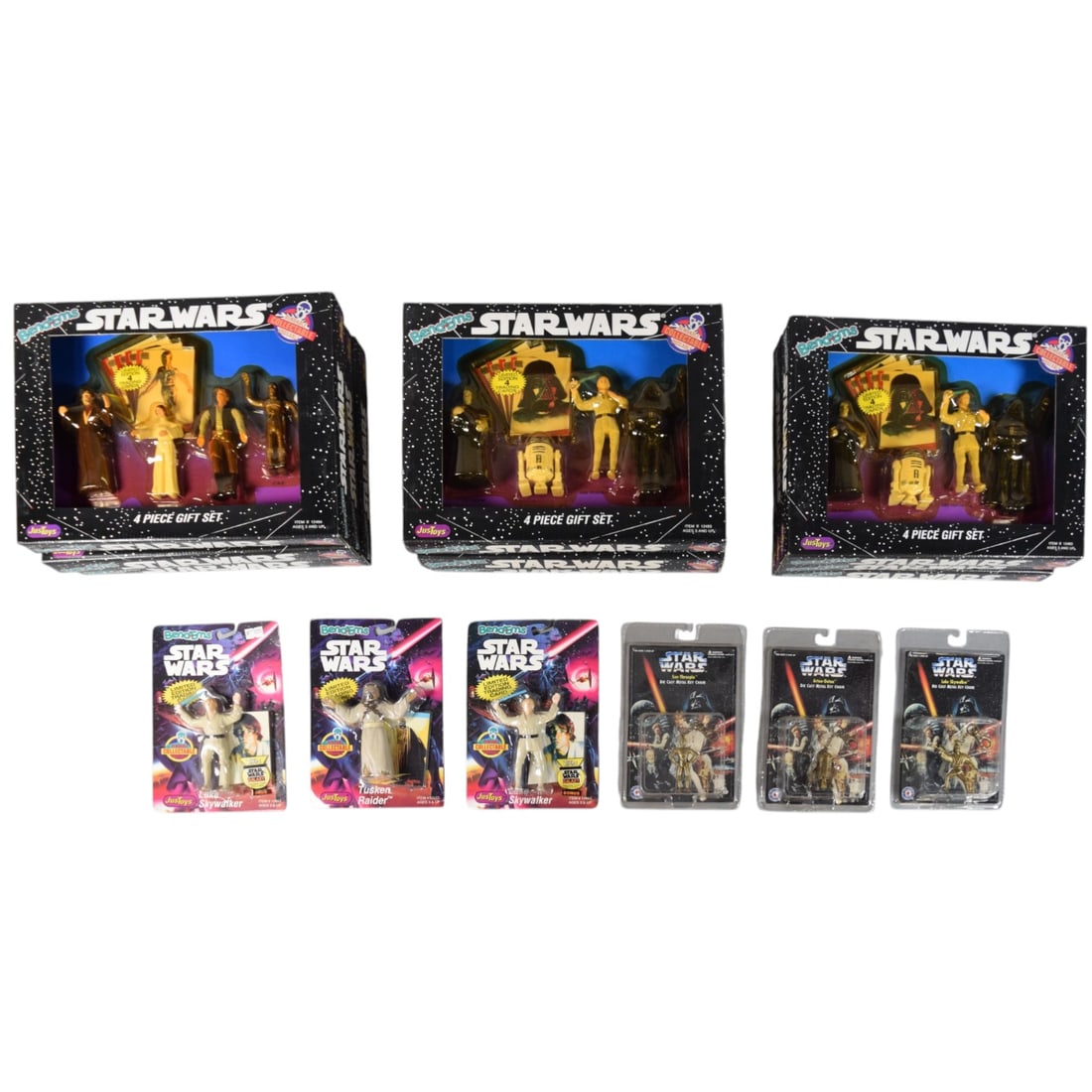 Star Wars Bend-Ems and Keychain Collection, JustToys and Placo Toys c. 1993-1996 (1 of 9)