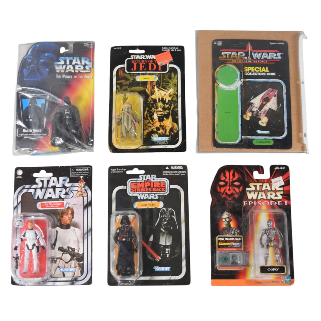 6 Kenner and Hasbro Star Wars Action Figure and Ephemera Collection, 1984-2020 (1 of 8)
