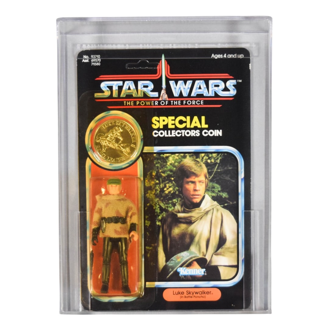 Kenner 1985 Star Wars POTF Luke Skywalker In Battle Poncho AFA 80 (1 of 7)