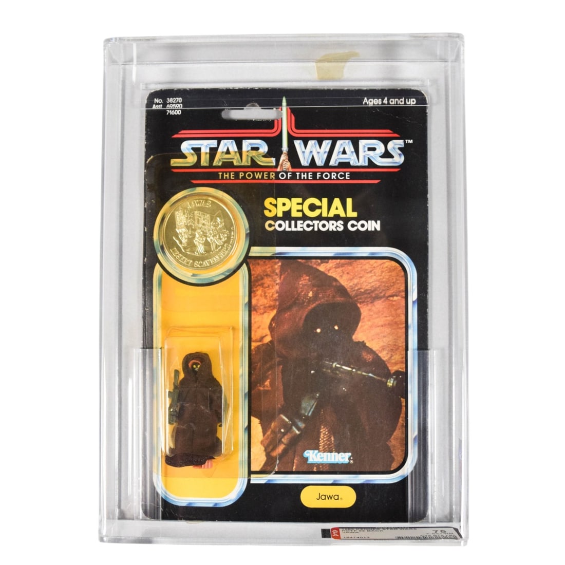 Kenner 1985 Star Wars POTF Jawa 92-Back Action Figure AFA 75 (1 of 8)