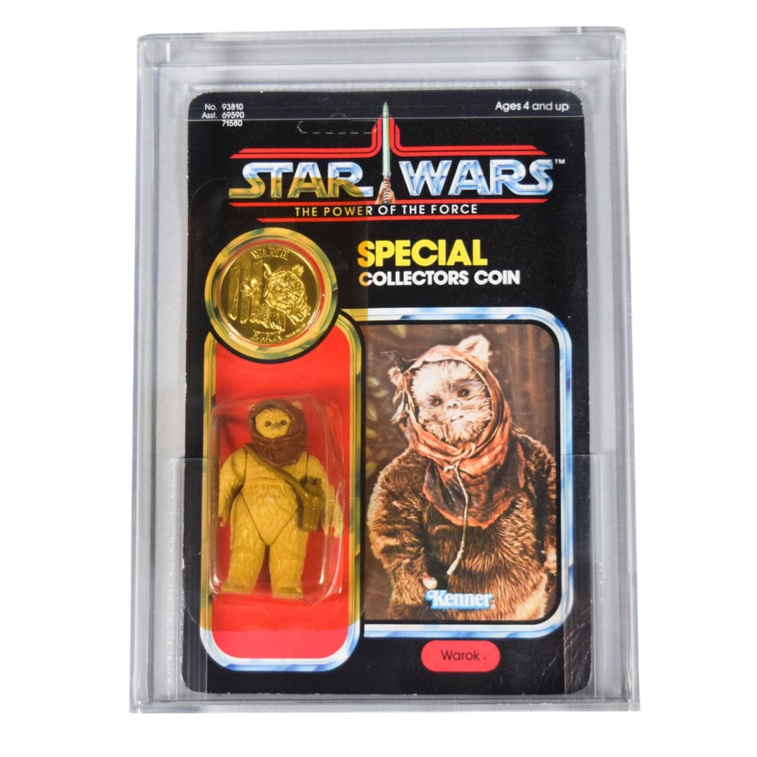 Kenner 1985 Star Wars POTF Warok 92-Back Action Figure AFA 60 (1 of 7)