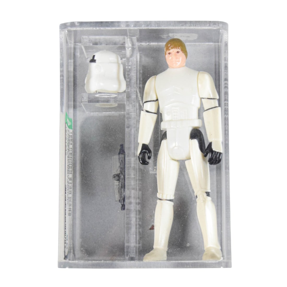 1984 Kenner Star Wars Luke Skywalker Stormtrooper Loose Action Figure AFA 80: Kenner 1984 Star Wars Luke Skywalker Imperial Stormtrooper loose action figure. Professionally authenticated and graded by Action Figure Authority (AFA) with a grade of 80 NM (Near Mint). The figure i