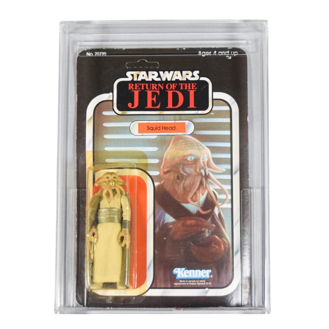 Kenner 1983 Star Wars ROTJ Squid Head 65 Back-A Action Figure CAS 75 (1 of 8)