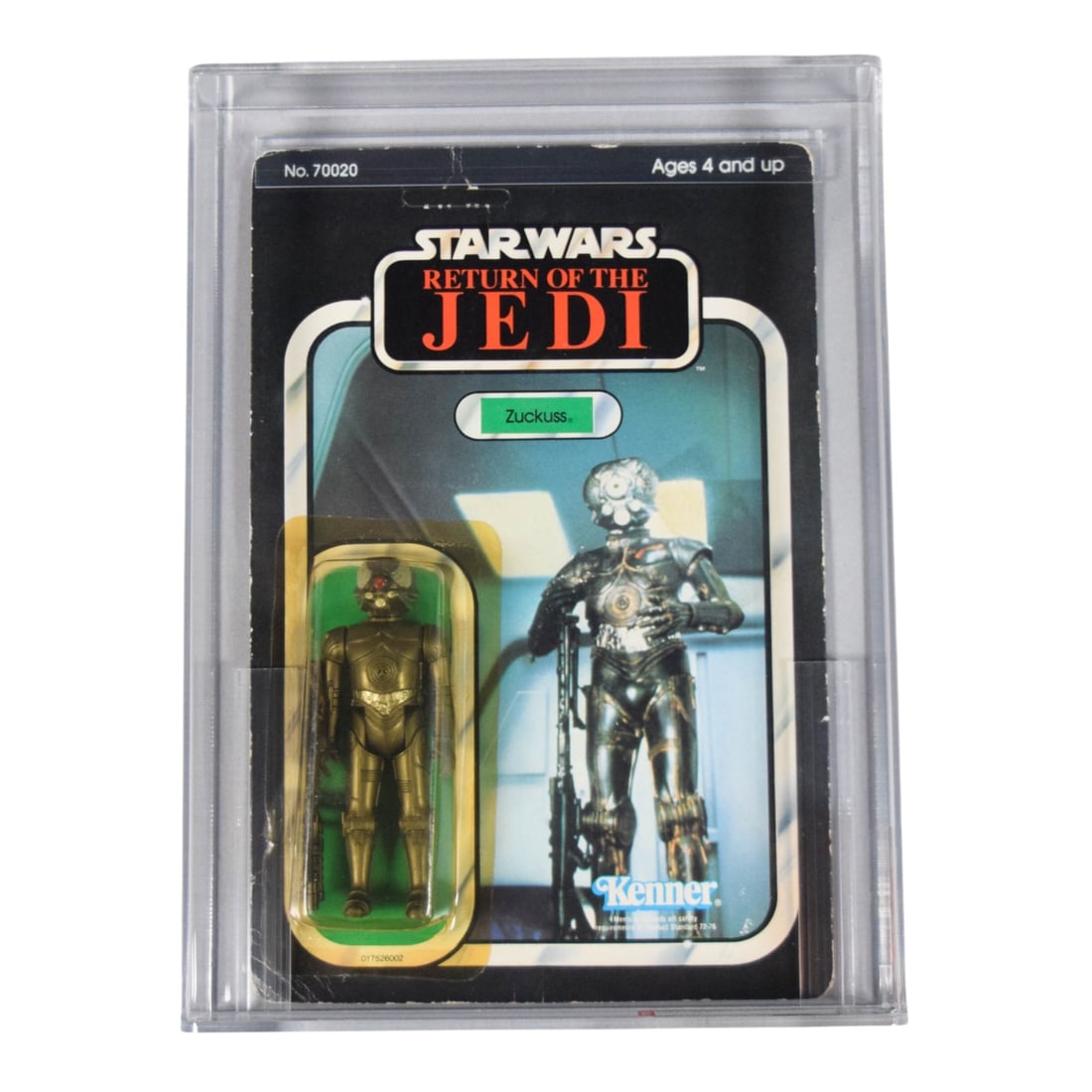 Kenner 1983 Star Wars ROTJ Zuckuss 65 Back-A Action Figure AFA 50 (1 of 7)