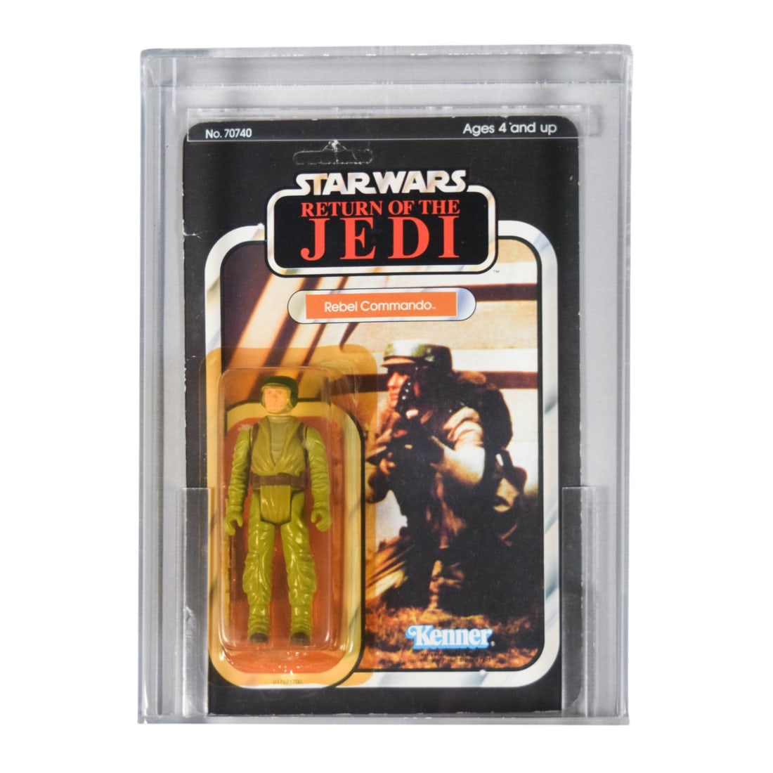 Kenner 1983 Star Wars ROTJ Rebel Commando Action Figure AFA 80 (1 of 7)