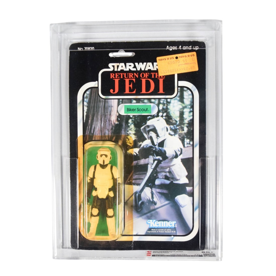 Kenner 1983 Star Wars ROTJ Biker Scout Action Figure CAS 80+ (1 of 8)