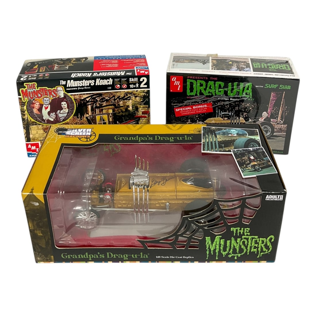 George Barris Signed Munsters Dragula Replicas (1 of 10)