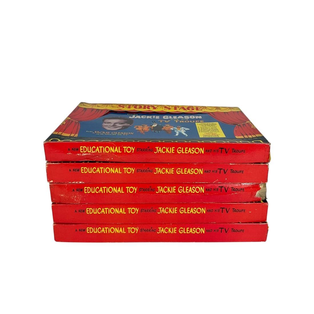 5 Jackie Gleason 1955 Story Stage Play Sets (1 of 8)