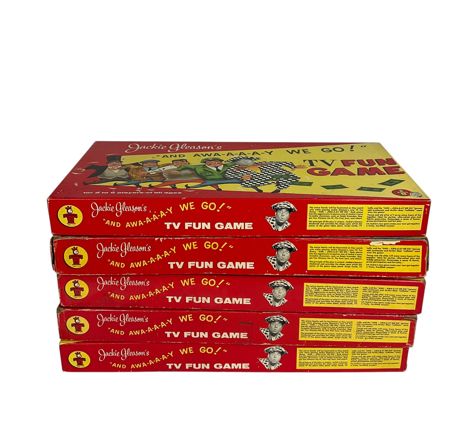 5 Jackie Gleason 1956 And Away We Go TV Fun Games (1 of 6)